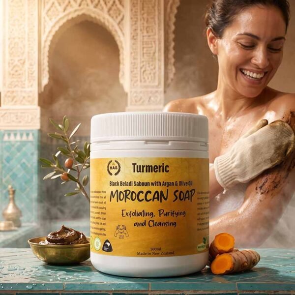 Turmeric Moroccan soap
