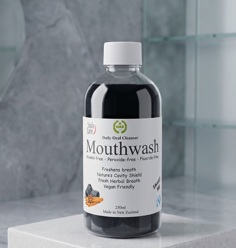 Smile Care - Activated Charcoal Mouthwash