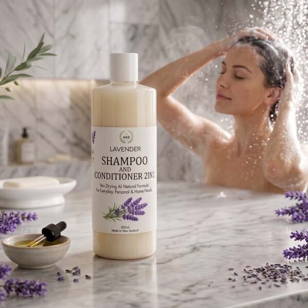 Showersmile Lavender Shampoo & Conditioner 2-in-1
