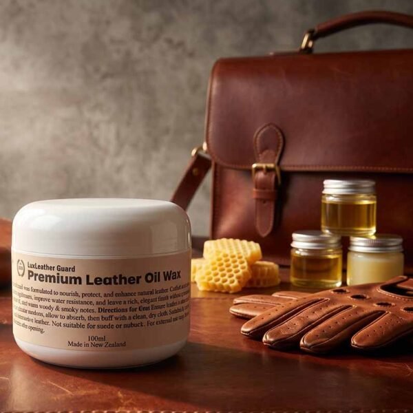 LuxLeather Guard - Wax for Leather Protection & Care