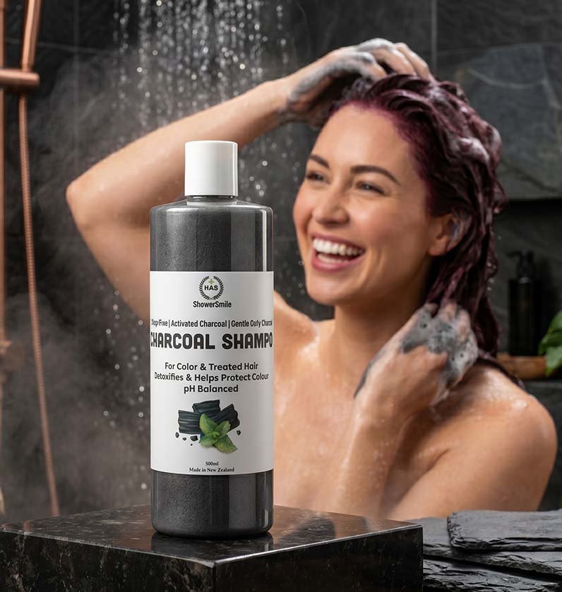 Soap-Free Charcoal Shampoo for Color & Treated Hair