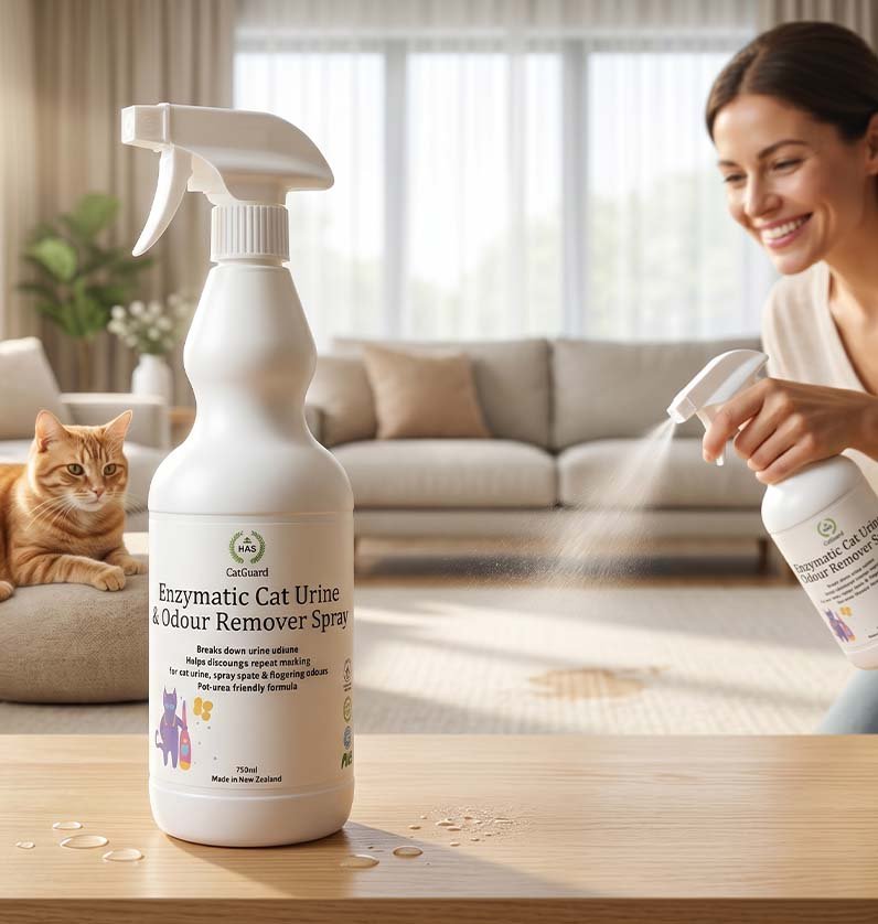 CatGuard – Enzymatic Cat Urine & Odour Remover Spray